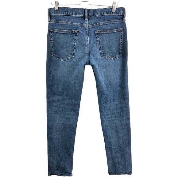 Old Navy (32x30) Womens Blue Slim Skinny Jeans Distressed Mid Rise Denim - Picture 3 of 9